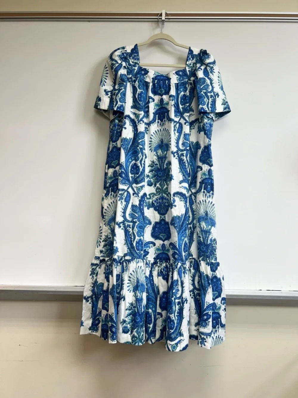 Cara Cara Chani Dress in Peacock Blue, Size Medium - Picture 5 of 11